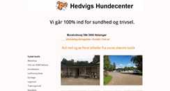 Desktop Screenshot of hedvigs-hundecenter.dk